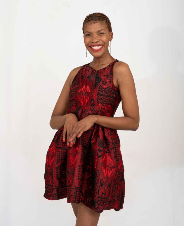 Kora Brocade Dress